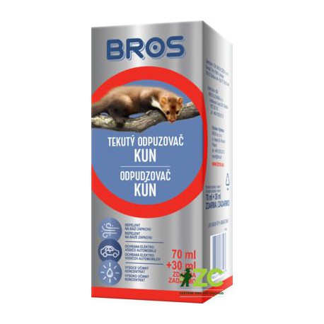 BROS Odpudzovač kún tekutý 70ml + 30ml