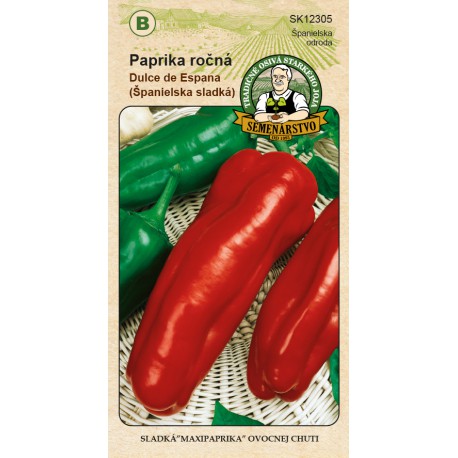 TRADIČNÉ OSIVÁ Paprika ročná Dulce de Espana 0,7g