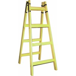 Drevený rebrík dvojitý maliarský 2x5 priečok 1,6m