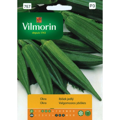 VILMORIN Okra IBIŠ jedlý P757 2g