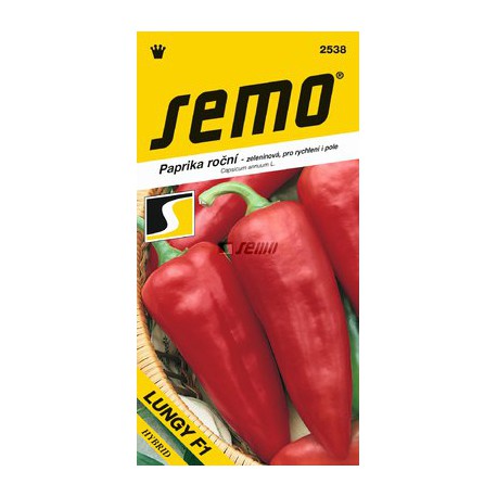 SEMO Paprika ročná LUNGY F1 2538 15s