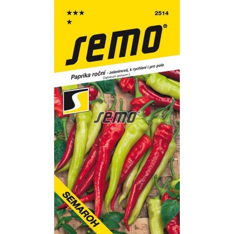 SEMO Paprika ročná SEMAROH 2514 0,8g