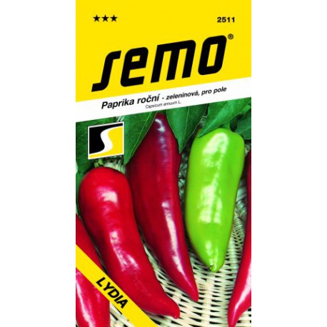 SEMO Paprika ročná LÝDIA 2511 0,6g