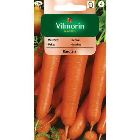 VILMORIN Mrkva skorá KAROTELA 636 5g