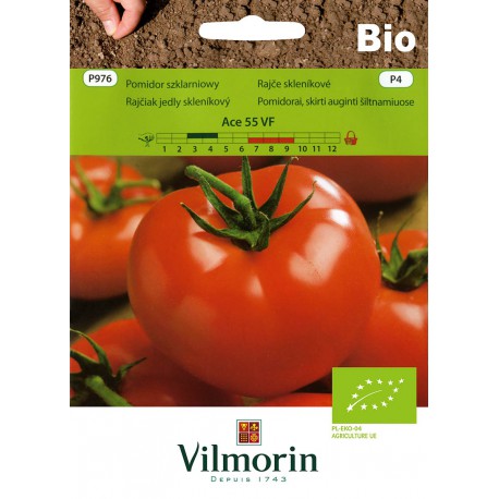 VILMORIN BIO Rajčiak Ace 55 VF P976 P4